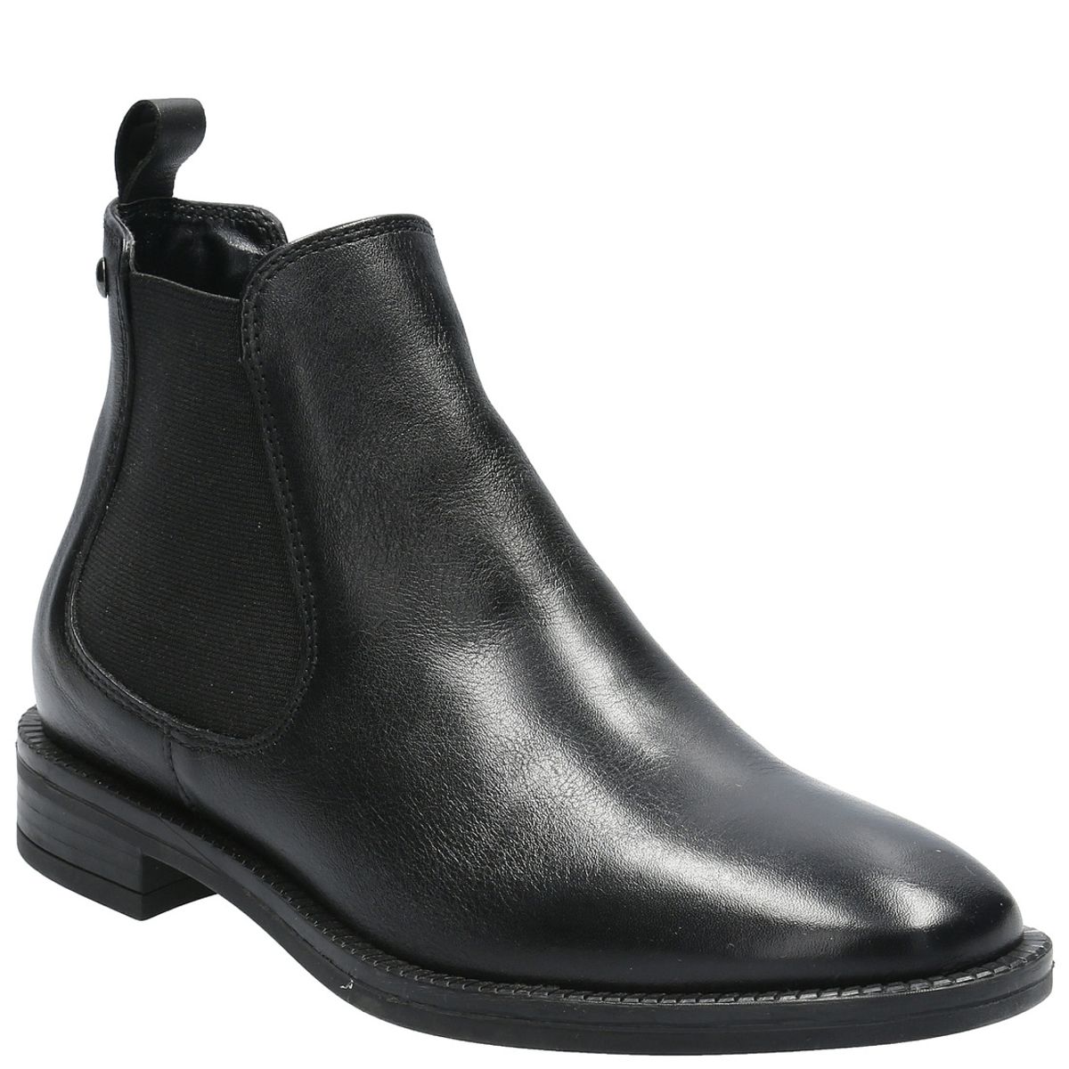 HUSH PUPPIES - Botin Cuero Mujer Dafne Negro HUSH PUPPIES