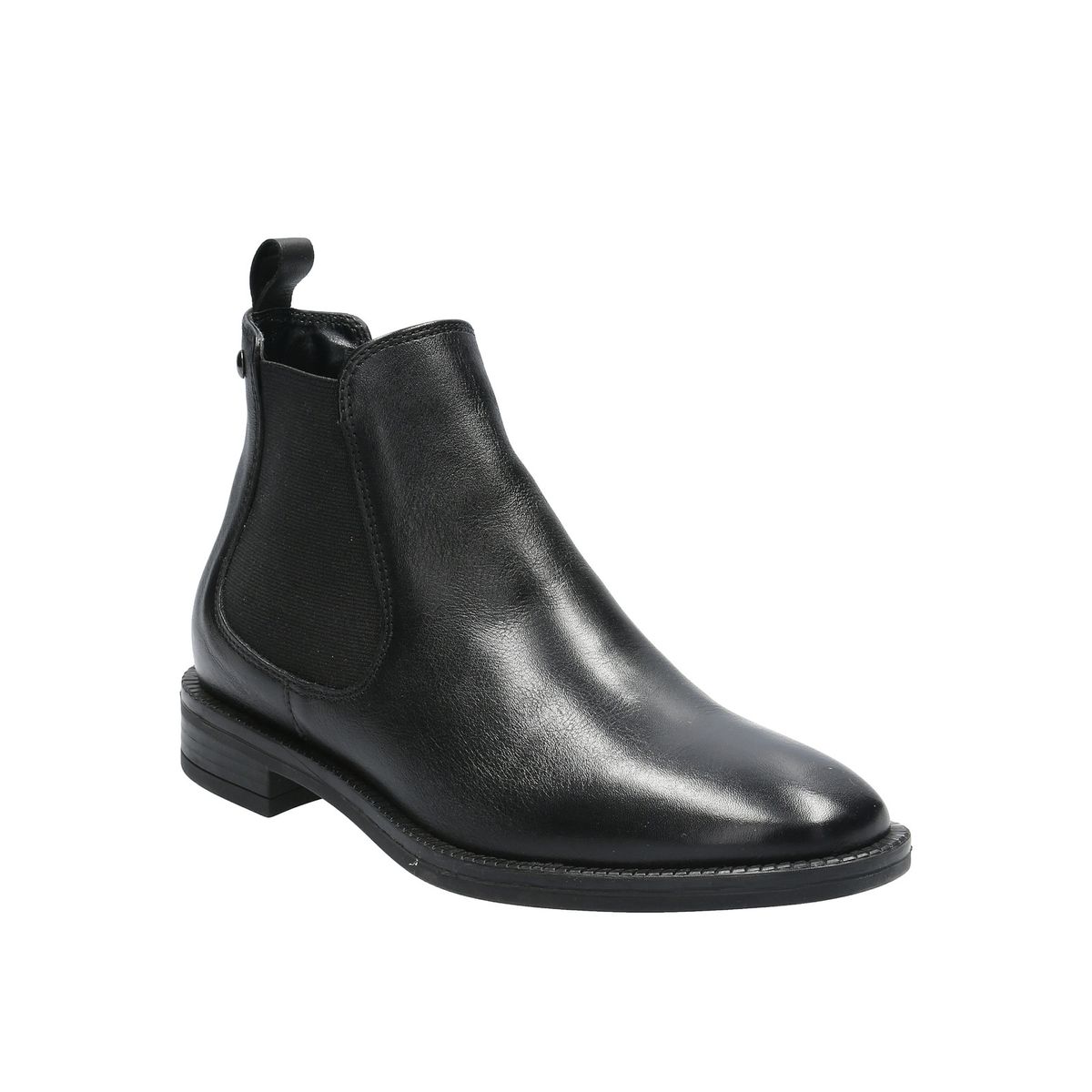 HUSH PUPPIES - Botin Cuero Mujer Dafne Negro HUSH PUPPIES