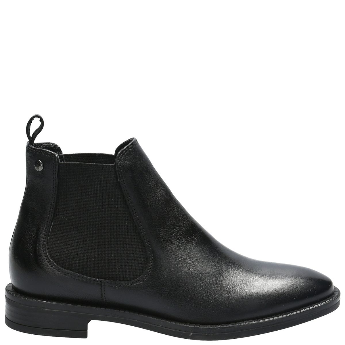 HUSH PUPPIES - Botin Cuero Mujer Dafne Negro HUSH PUPPIES