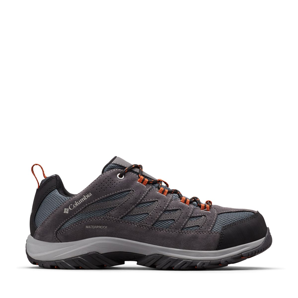 COLUMBIA - Zapatilla Cuero Hombre Crestwood Waterproof Gris COLUMBIA