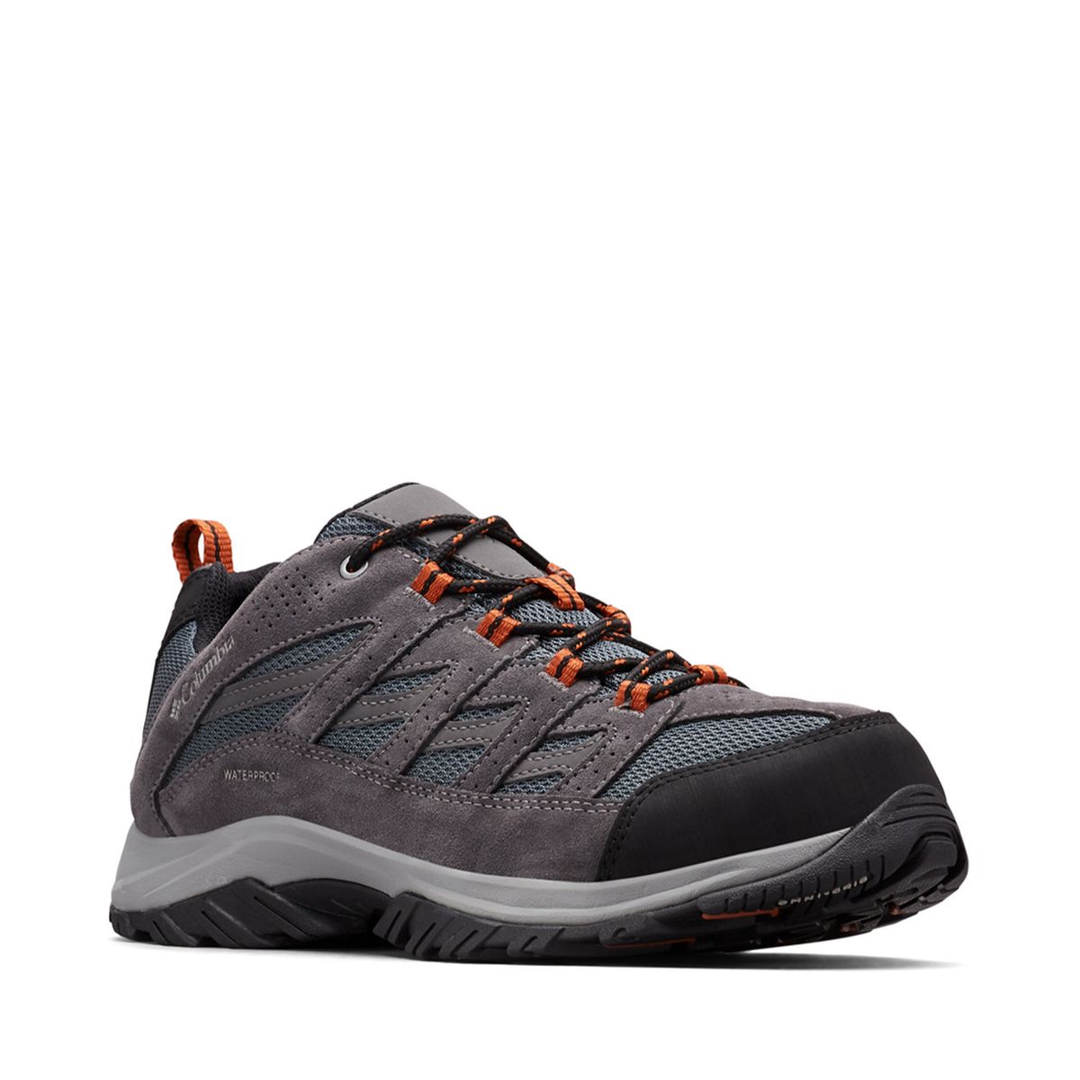 COLUMBIA - Zapatilla Cuero Hombre Crestwood Waterproof Gris COLUMBIA