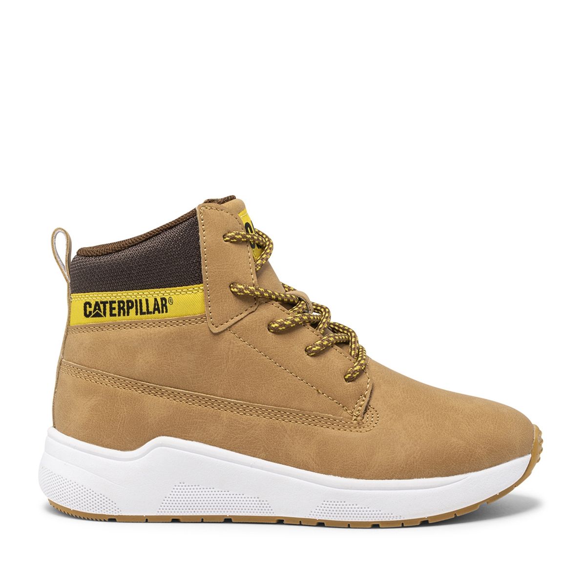 CAT - Botin Cuero Niño Colorado Sport Café CAT