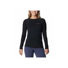 COLUMBIA - Polera Primera Capa Mujer Midweight Stch Negro