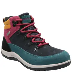 HUSH PUPPIES - Botín Cuero Mujer Emur Azul Waterproof