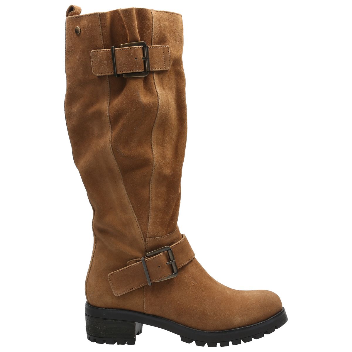 HUSH PUPPIES - Bota Cuero Mujer Ester Café HUSH PUPPIES