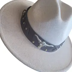 AHIMSA CHIC - Sombrero toro crudo
