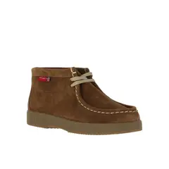 HUSH PUPPIES - Botínes Planos Botín cuero mujer sioux marrón