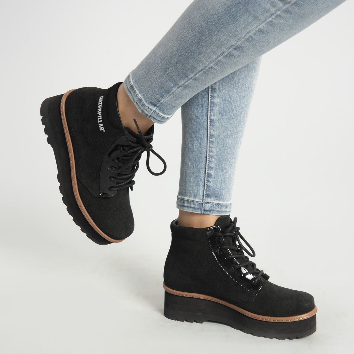 CAT - Botin Mujer Haste Negro CAT