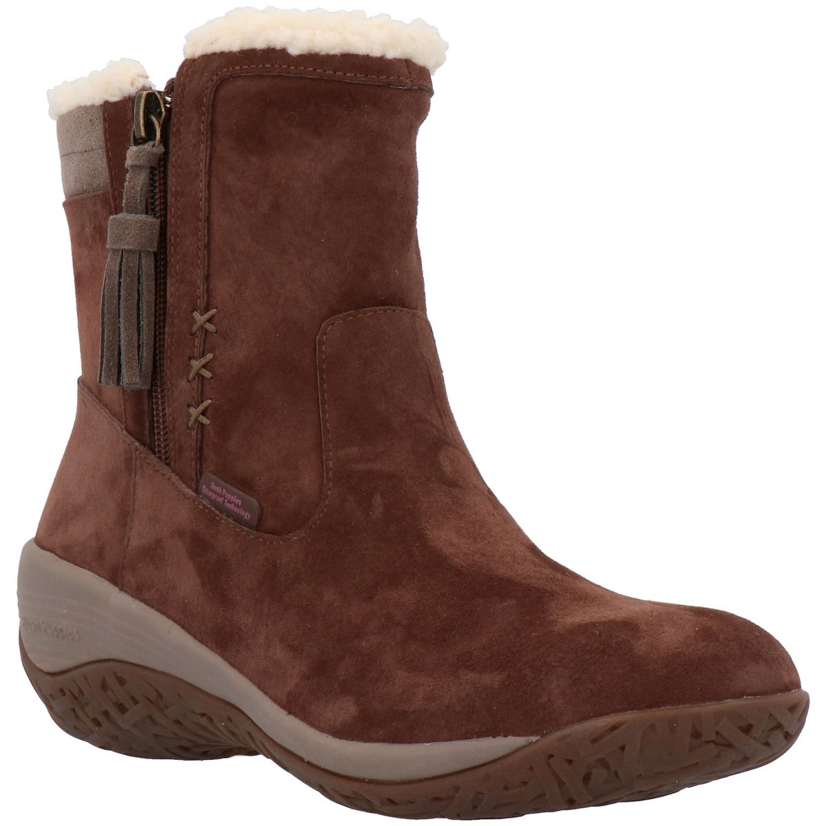 HUSH PUPPIES - Botín Botín cuero mujer olena chocolate HUSH PUPPIES