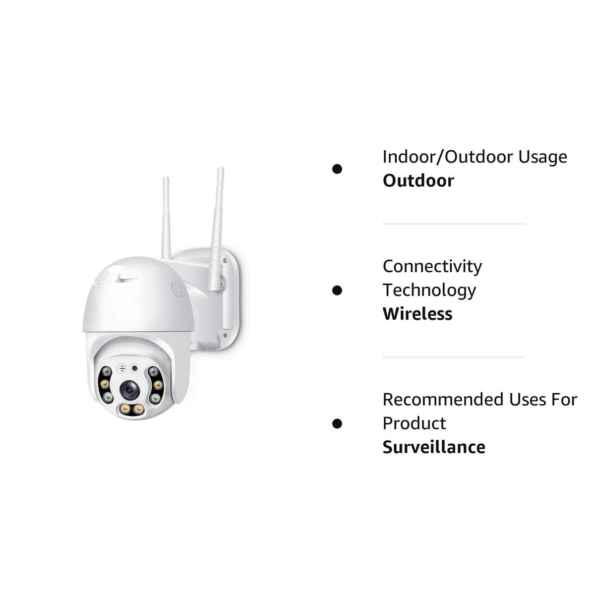 GENERICO - Cámara 5g Para Seguridad 360 Ip Panorámica Para Exteriores