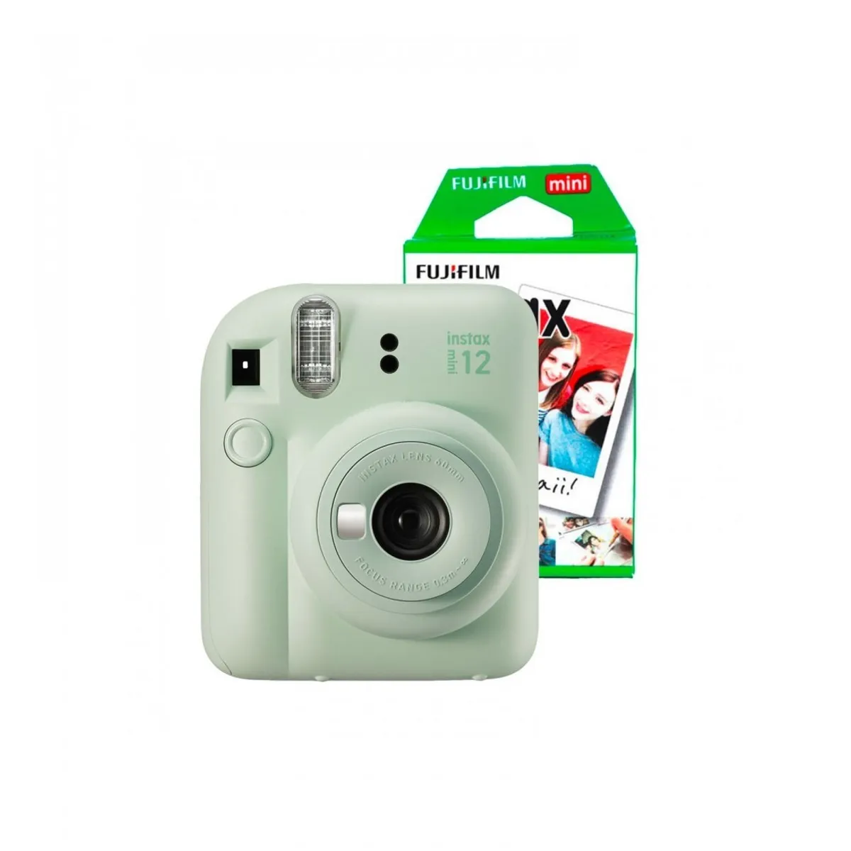 FUJIFILM - Cámara Instax Mini 12 Color Verde + 10 Films