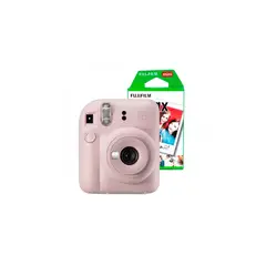 FUJIFILM - Cámara Instax Mini 12 Color Rosado + 10 Films