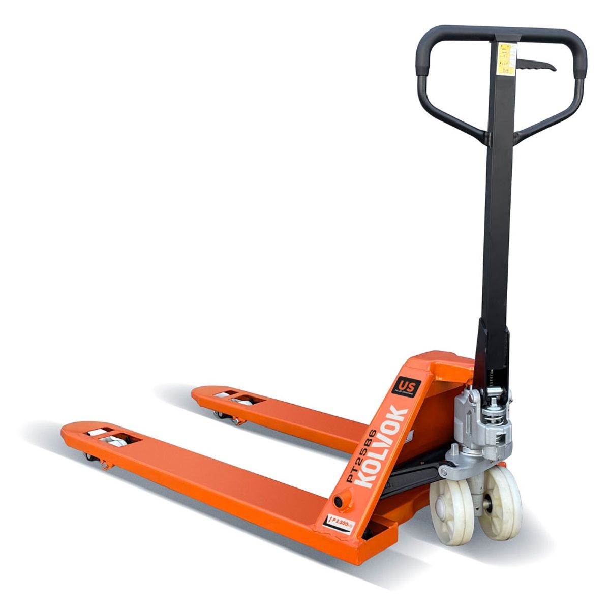 KOLVOK - Transpaleta manual 2.500 Kg base americana