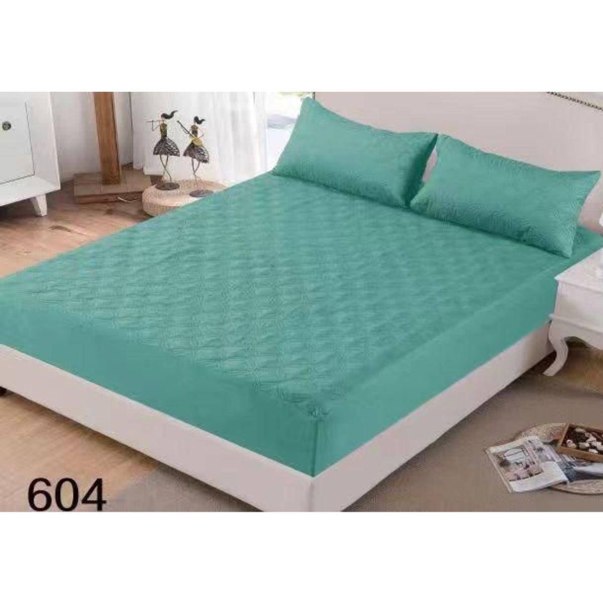 GENERICO - Cubre Colchón Impermeable De 1,5 Plazas Hipoalergénico