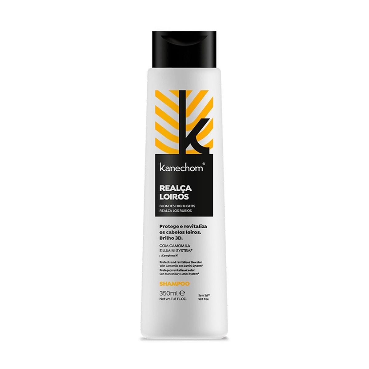 KANECHOM - Shampoo Realzador De Cabellos Rubios Con Manzanilla Kanechom 350 Ml