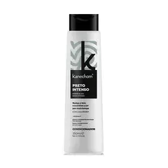 KANECHOM - Acondicionador Negro Intenso Realza Y Mantiene Color 350 Ml
