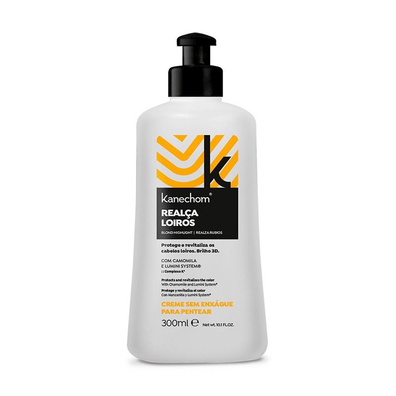 KANECHOM - Crema De Peinar Realza Rubios Con Manzanilla Kanechom 300 Ml