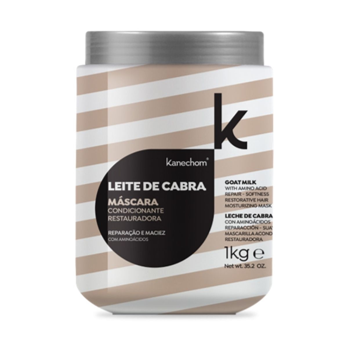 KANECHOM - Máscara Capilar Restauradora Leche De Cabra Kanechom 1000 G