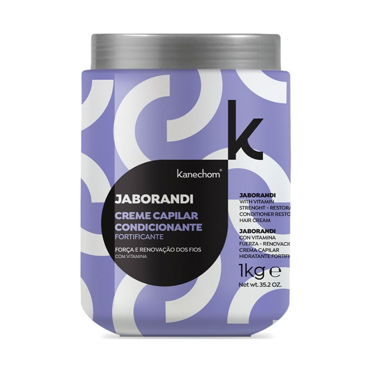 KANECHOM - Máscara Capilar Fortificante Con Vitamina Jaborandi Kanechom 1000 G