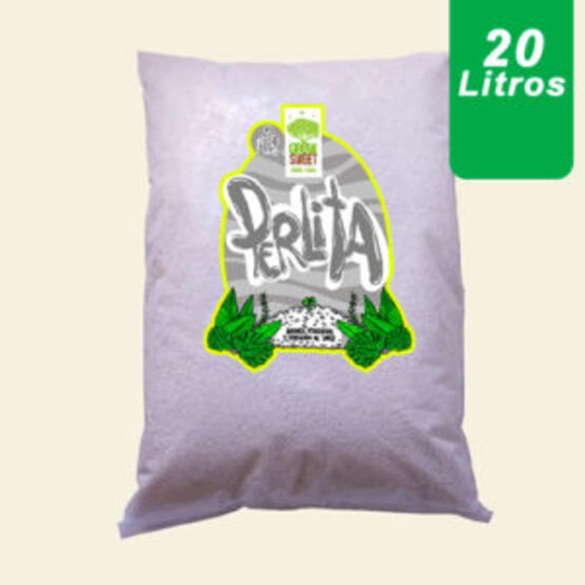 GROW SWEET - Perlita Gruesa 20 Litros Aireación Premium para Viveros y Huertos