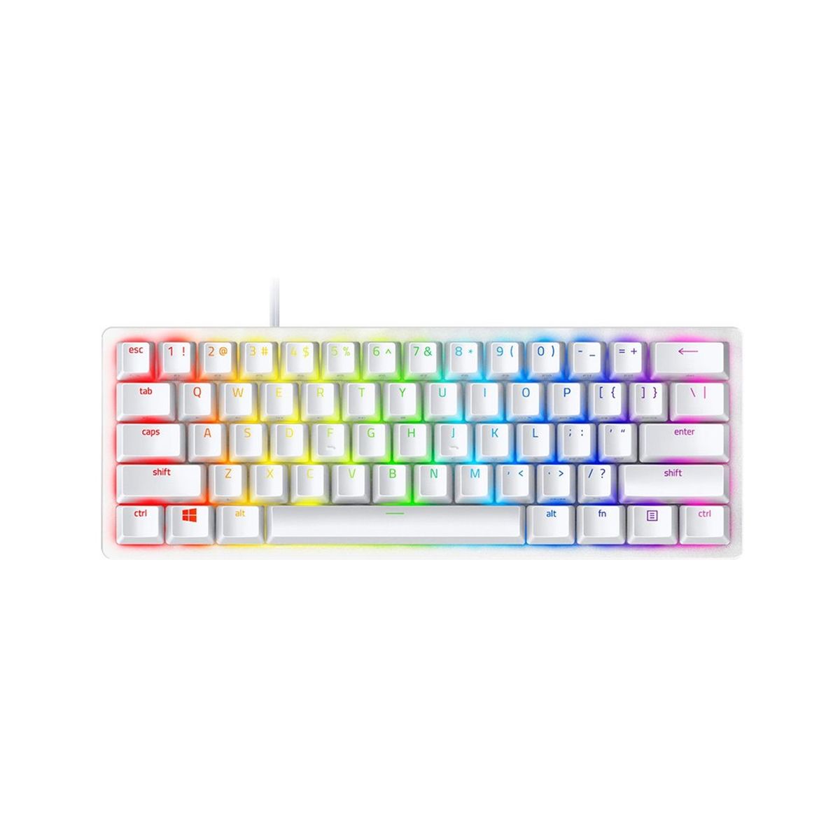 RAZER - Teclado Gamer Razer Hunstman Mini Mercury Purple Ingles