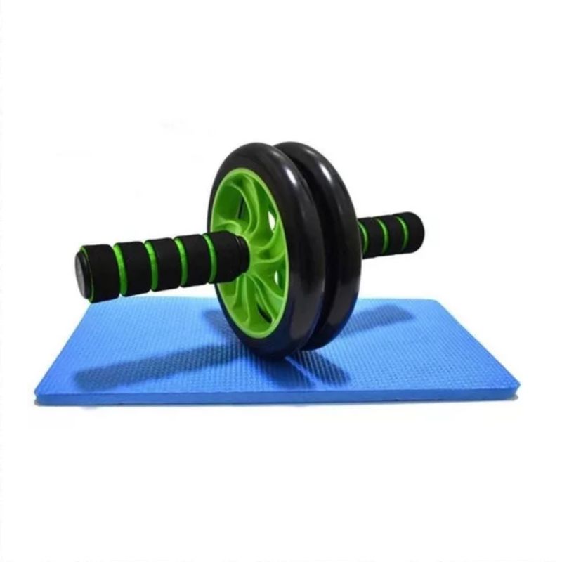 GENERICO - Rueda Ejercicios Abdominal mas Mini Alfombra verde claro…