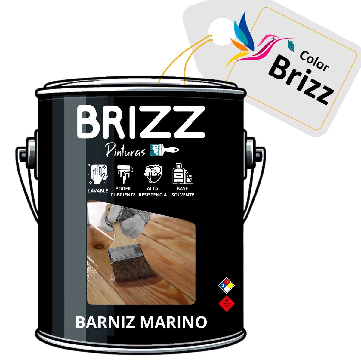 BAUM - BARNIZ MARINO EXTRABRILL ROBLE  Baum Colorbrizz