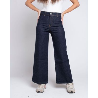 Imagen 1 del producto Jeans culotte raw azul