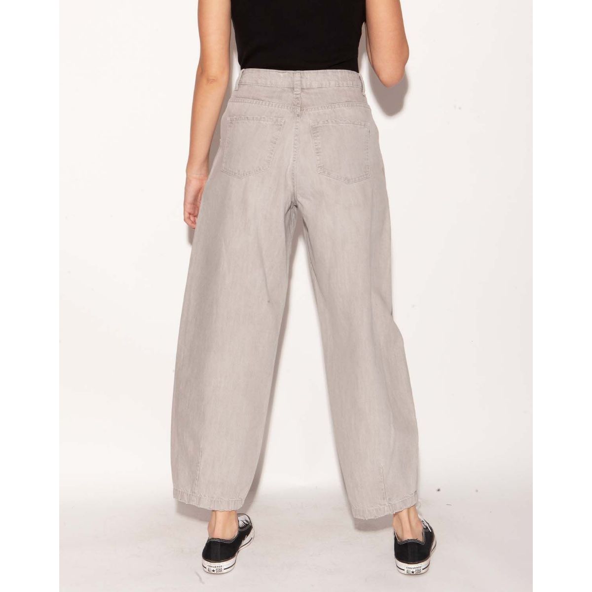 MOMCHIC - Jeans Globo Bia Gris