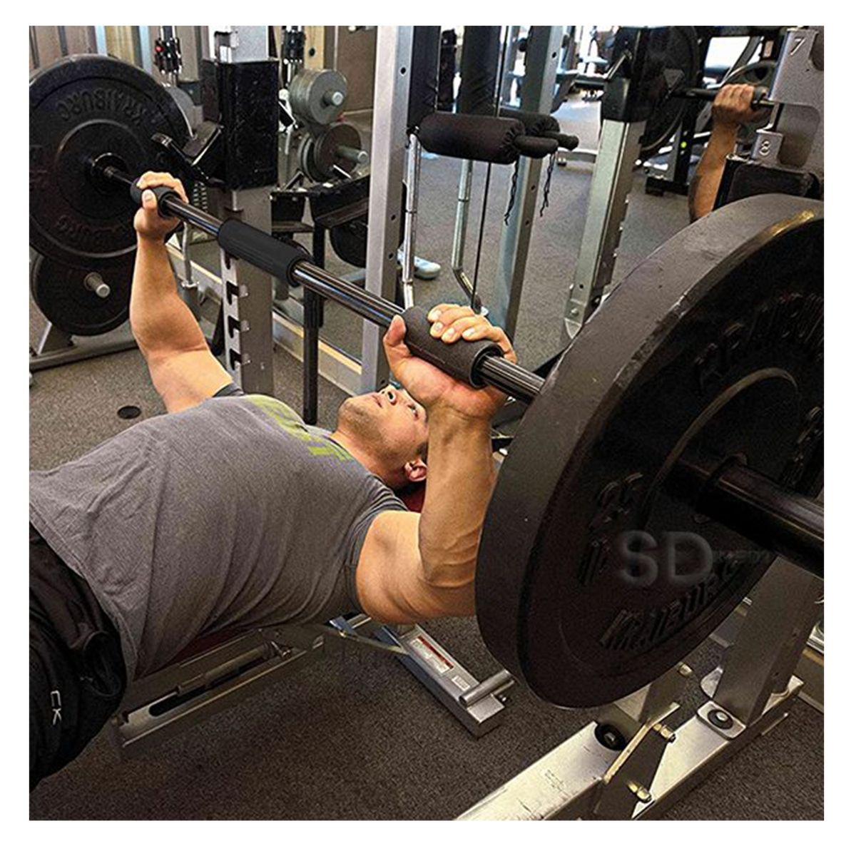 SDFIT - Barra Olimpica Squeze 1000 LB  4 Rodamientos…