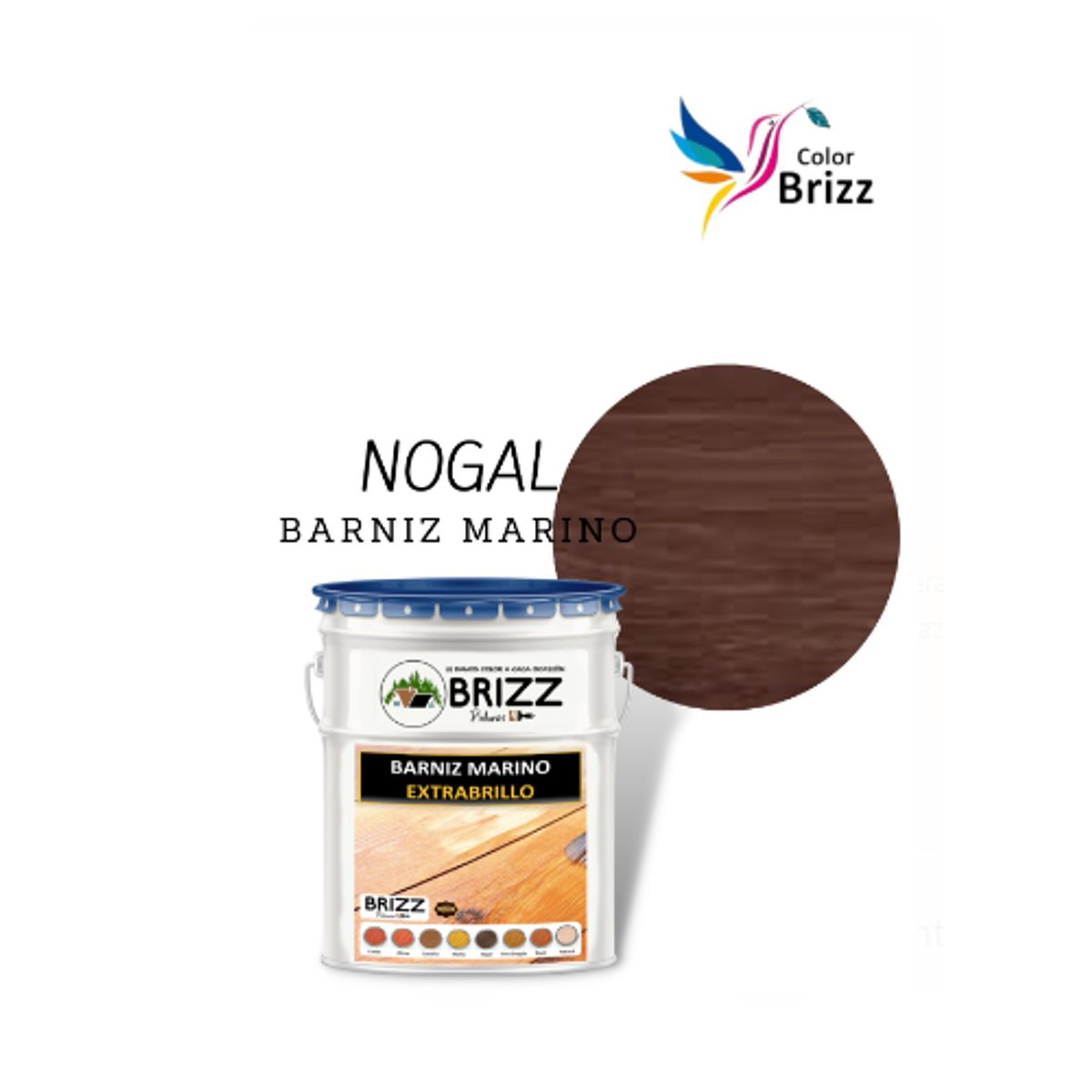 BAUM - BARNIZ MARINO EXTRABRILLO NOGAL  Baum Colorbrizz