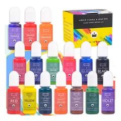 GENERICO - Colorante Para Vela Y Jabón Pigmento 16 Colores