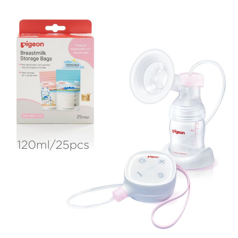 PIGEON - Pack Extractor Eléctrico compacto  Bolsa 120ML