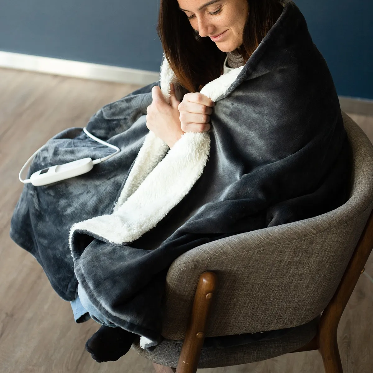 RELAN - Manta Eléctrica Relan Calienta Camas Térmico 2 Plazas