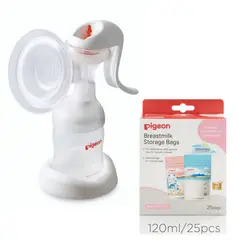 PIGEON - Pack Extractor Manual Bolsa 120ml 25pcs