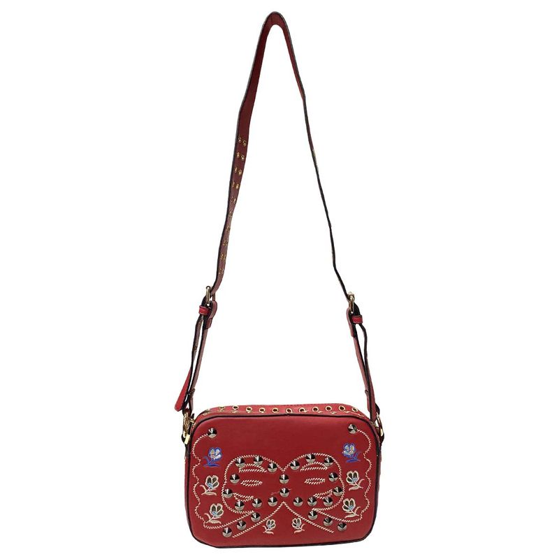 TODOPIEL - Cartera Ecocuero Mujer Rojo Todopiel