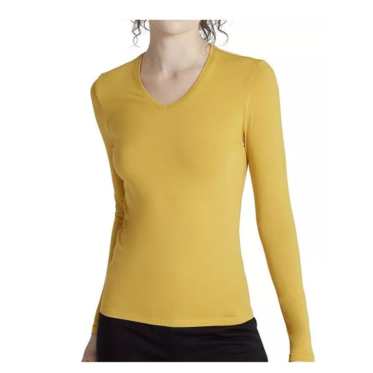 GARSIL - Camiseta Primera Capa Para Mujer Con Fibra De Bambu - Manga Larga