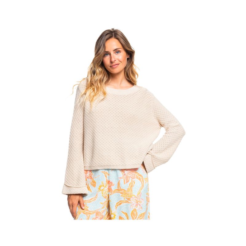 ROXY - Sweater Roxy Faraway Shades  Mujer Tapioca