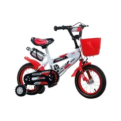 LUMAX - Bicicleta Infantil Aro 12 Rojo Con Rueditas
