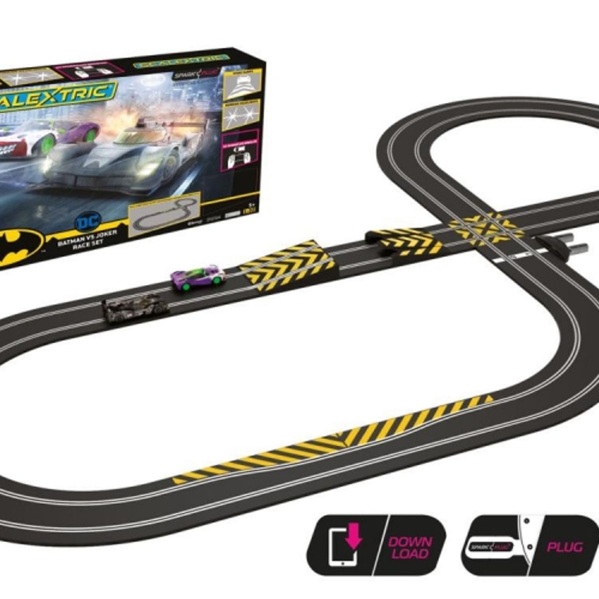 SCALEXTRIC - SCALEXTRIC C1415 1-32 SCALEXTRIC SPARK PLUG BATMAN VS JOKER