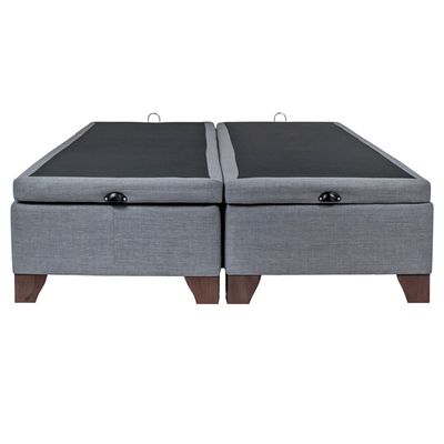 Imagen 2 del producto Base de Cama Baul Emma 2 Plaza L190 cm con patas de madera 11 cm