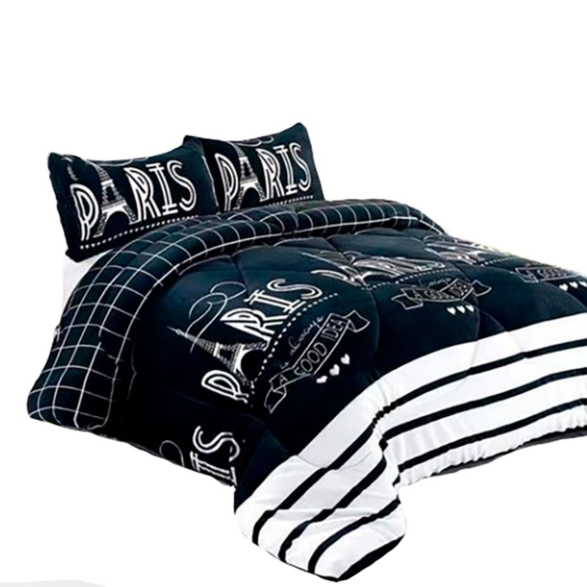 GENERICO - Cobertor para Invierno 2 plazas  de Plush y Chiporro