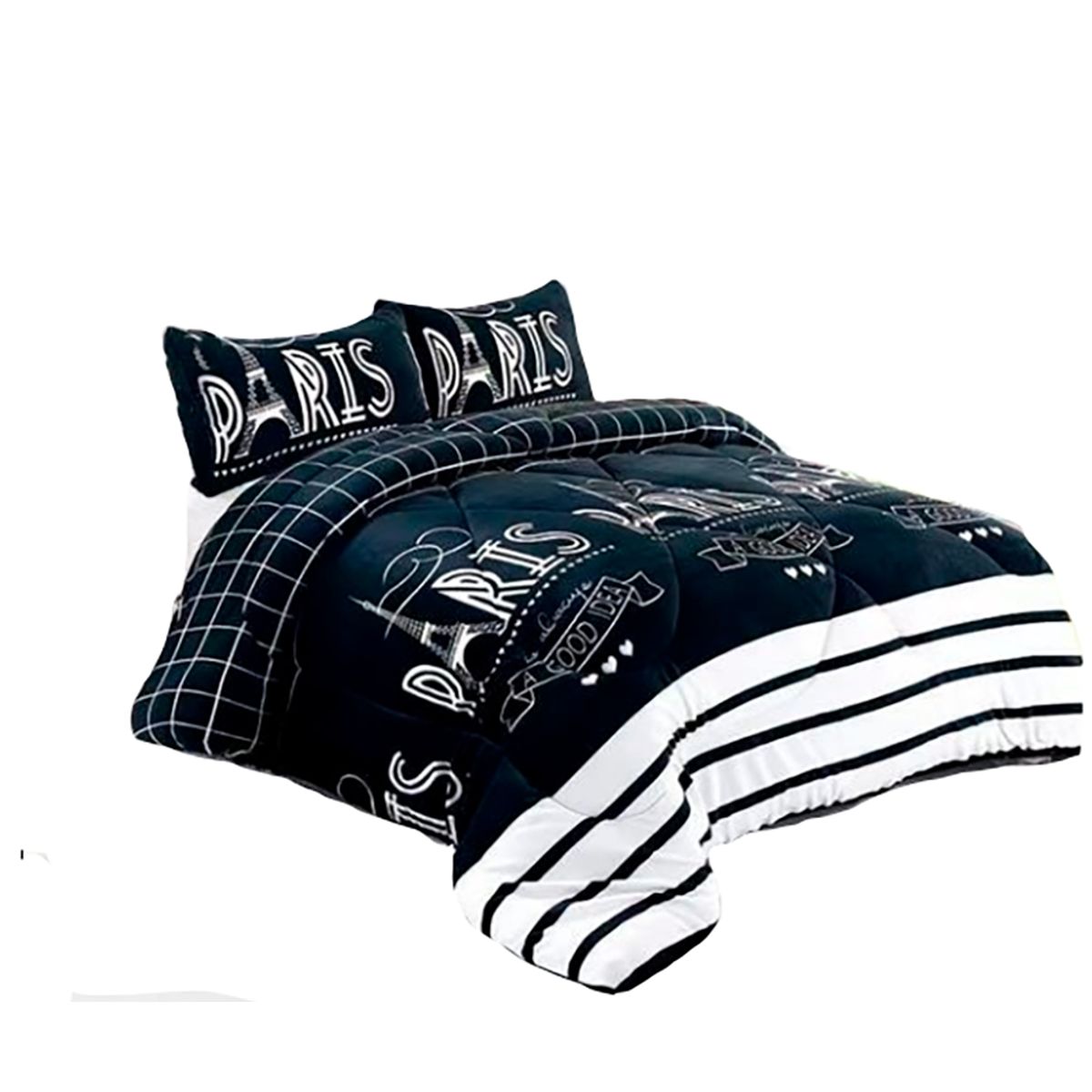 GENERICO - Cobertor para Invierno 2 plazas  de Plush y Chiporro