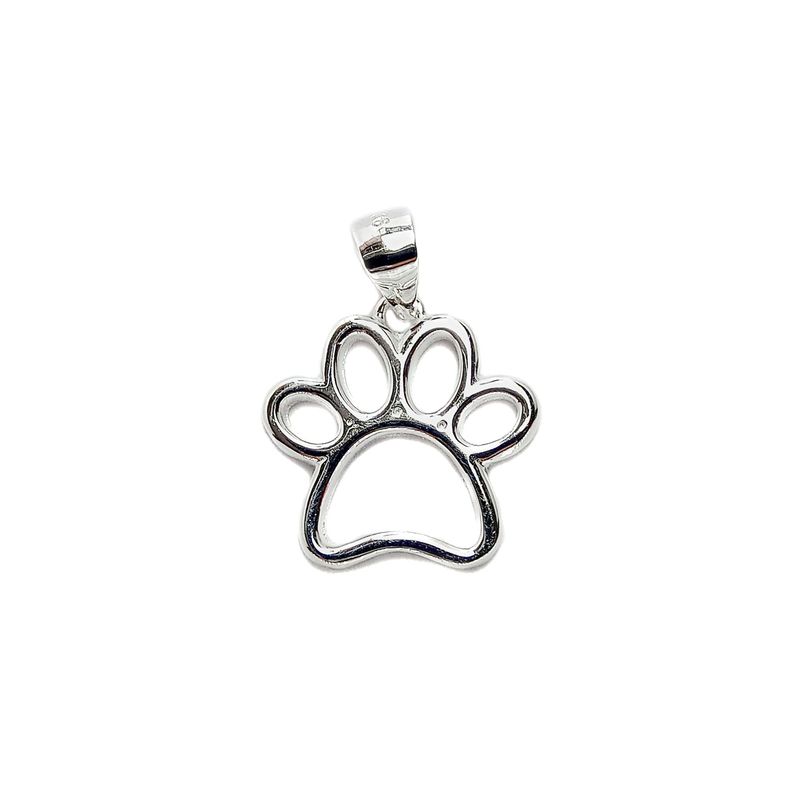 ANDREA COGGIOLA JOYAS - Colgante Huella Plata Fina 925