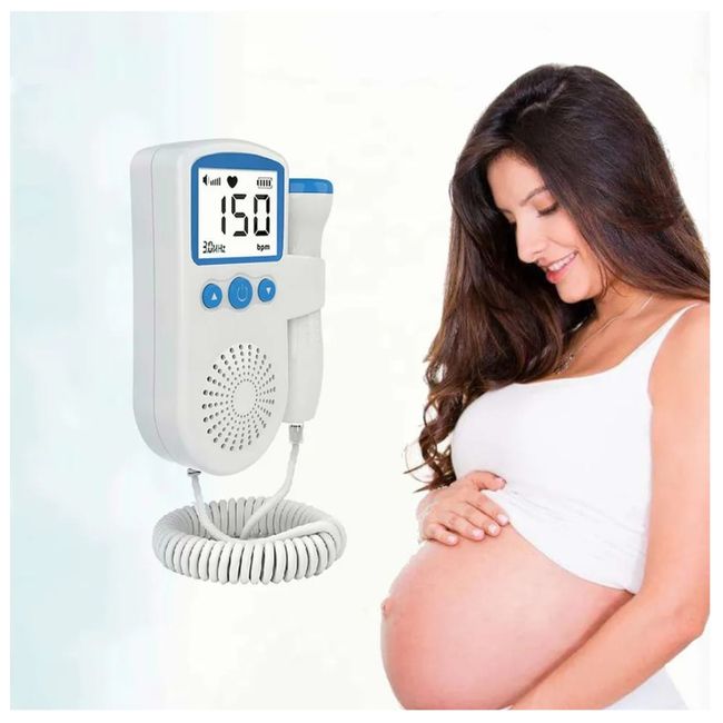 OEM - MONITOR FETAL DE RITMO CARDIACO CON PANTALLA LCD AZUL