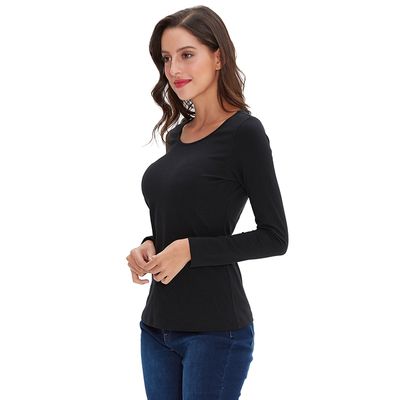 Imagen 2 del producto Pack6 Camiseta Polar Bambu Mujer Negro blanco