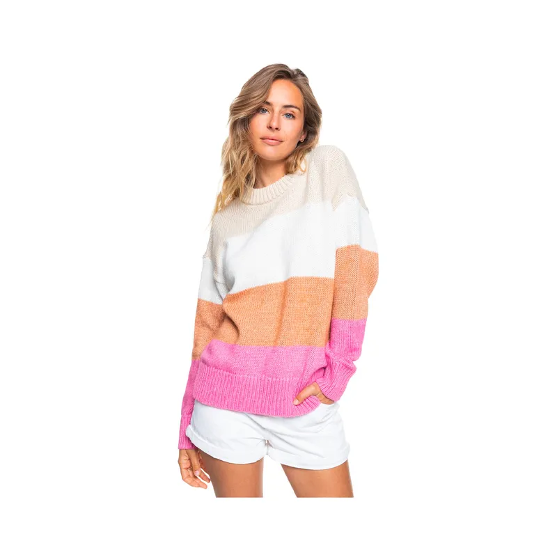 ROXY - Sweater Roxy Too Far Mujer Tapioca