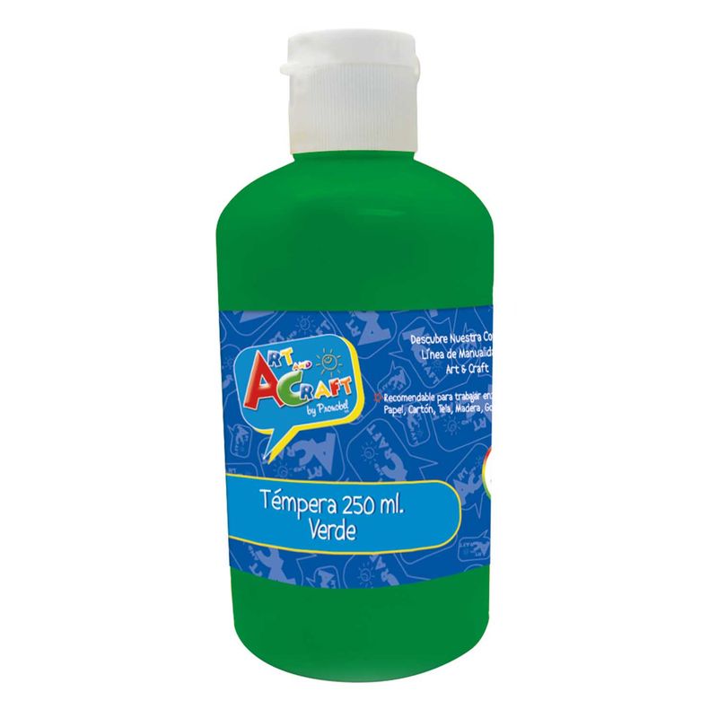 PRONOBEL - Tempera 250 ml Verde Art & Craft