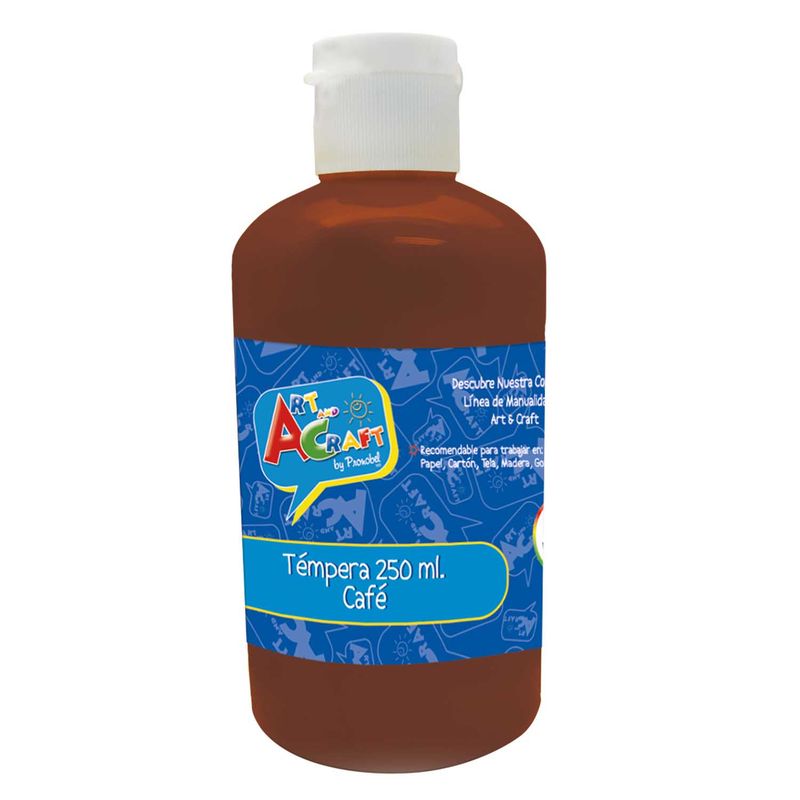 PRONOBEL - Tempera 250 ml Café Art & Craft