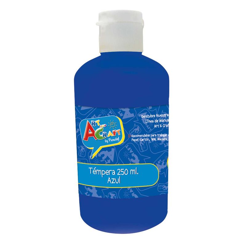 PRONOBEL - Tempera 250 ml Azul Art & Craft